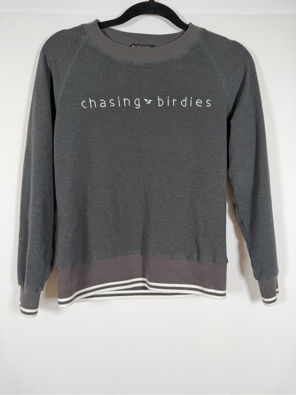 Calliope CHASING BIRDIES VARSITY SWEATSHIRT Buttery Soft with stretch Golf